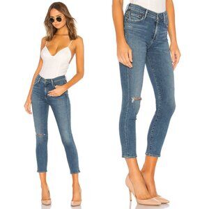 Citizens of Humanity Rocket Crop High Rise Skinny Jeans Reminisce Distressed 30